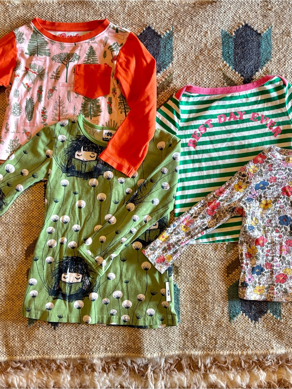 Lot of 4 Tops Boden Paapii Piccolina Old Navy